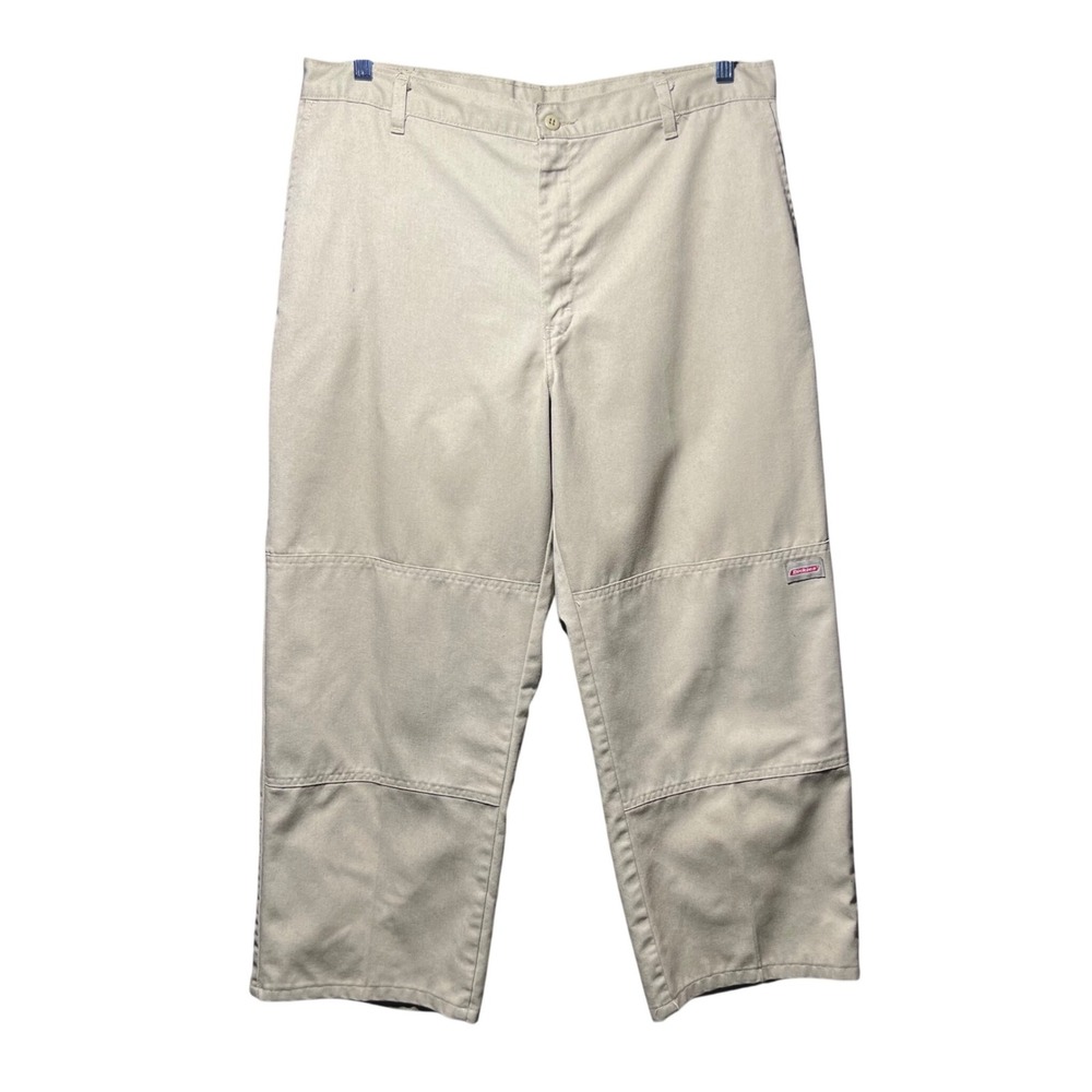 Dickies‎ Double Knee Work Pants Khaki Tan 36x30 Carpenter Straight Leg Mens